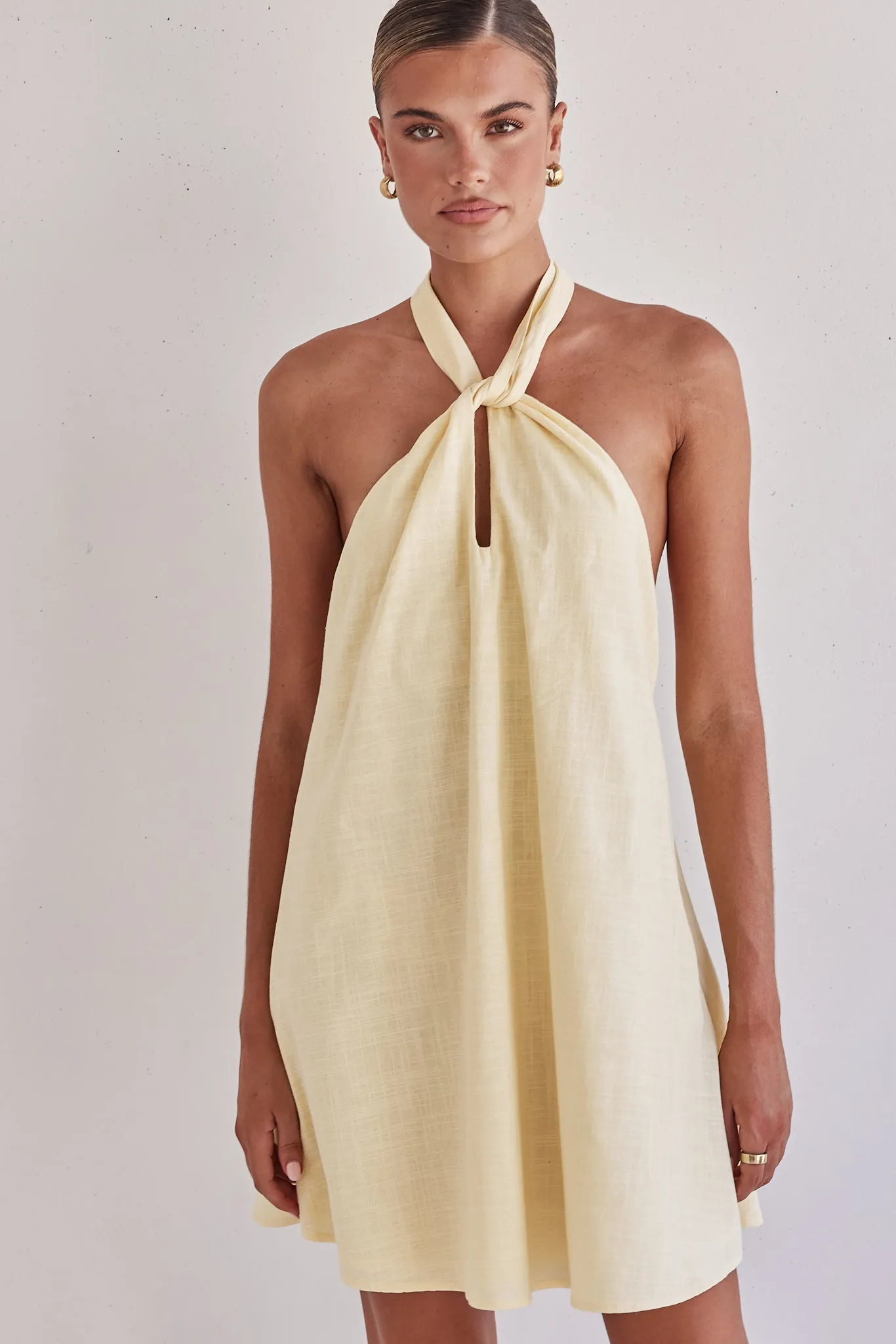 Reese Mini Dress (Yellow)