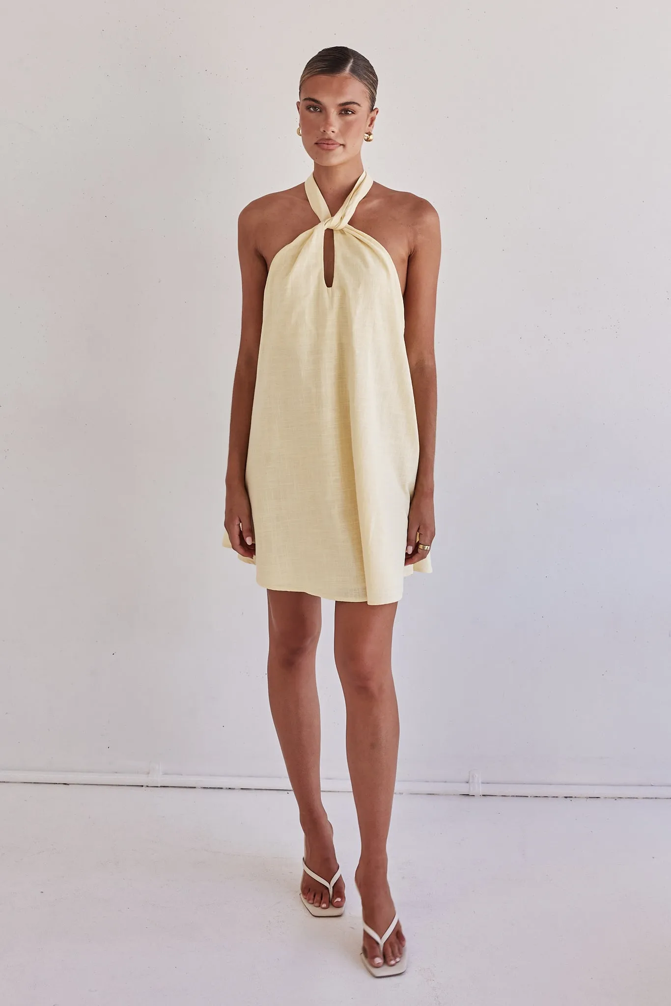 Reese Mini Dress (Yellow)