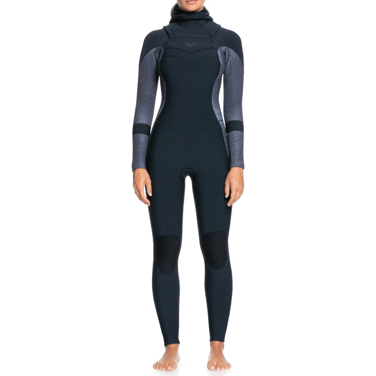 Roxy Women's Syncro 5/4/3 Hooded Chest Zip Wetsuit