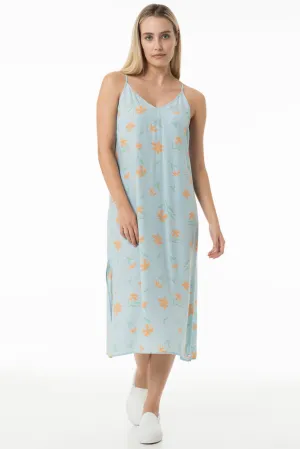 Slip Dress _ 150072 _ Blue