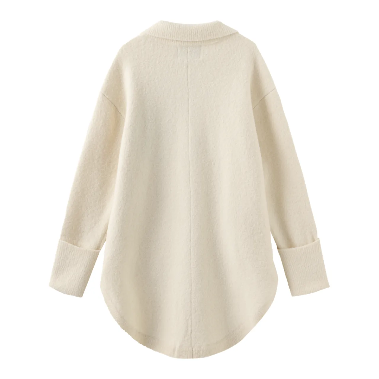 Teddy Knit Cardigan - White