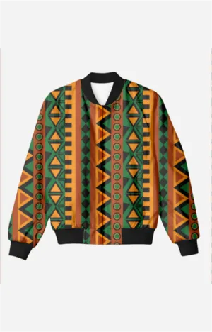 The African Safari - Unisex Printed Bomber Jacket with Pockets