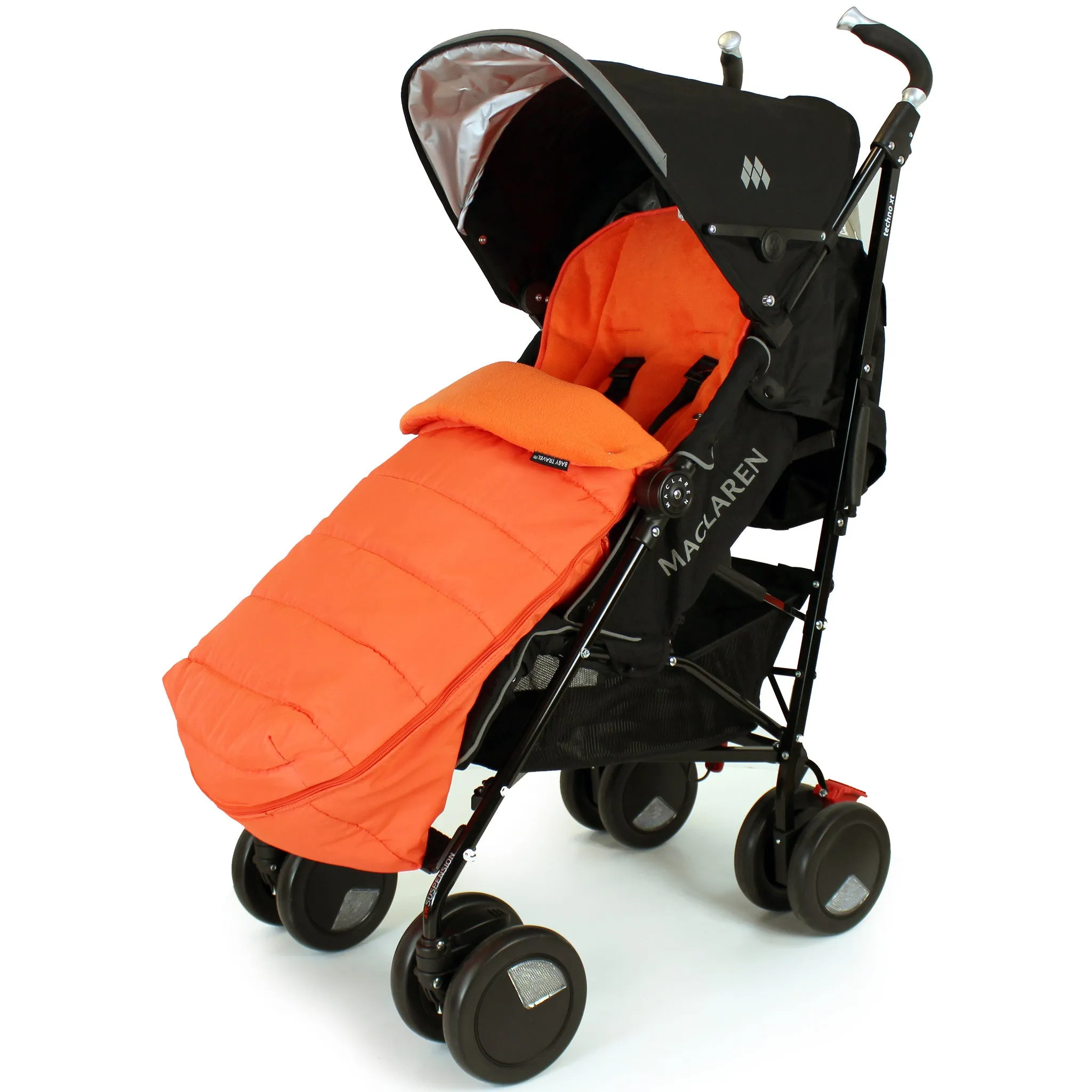 Universal Luxury Foot-muff And Liner  - Orange