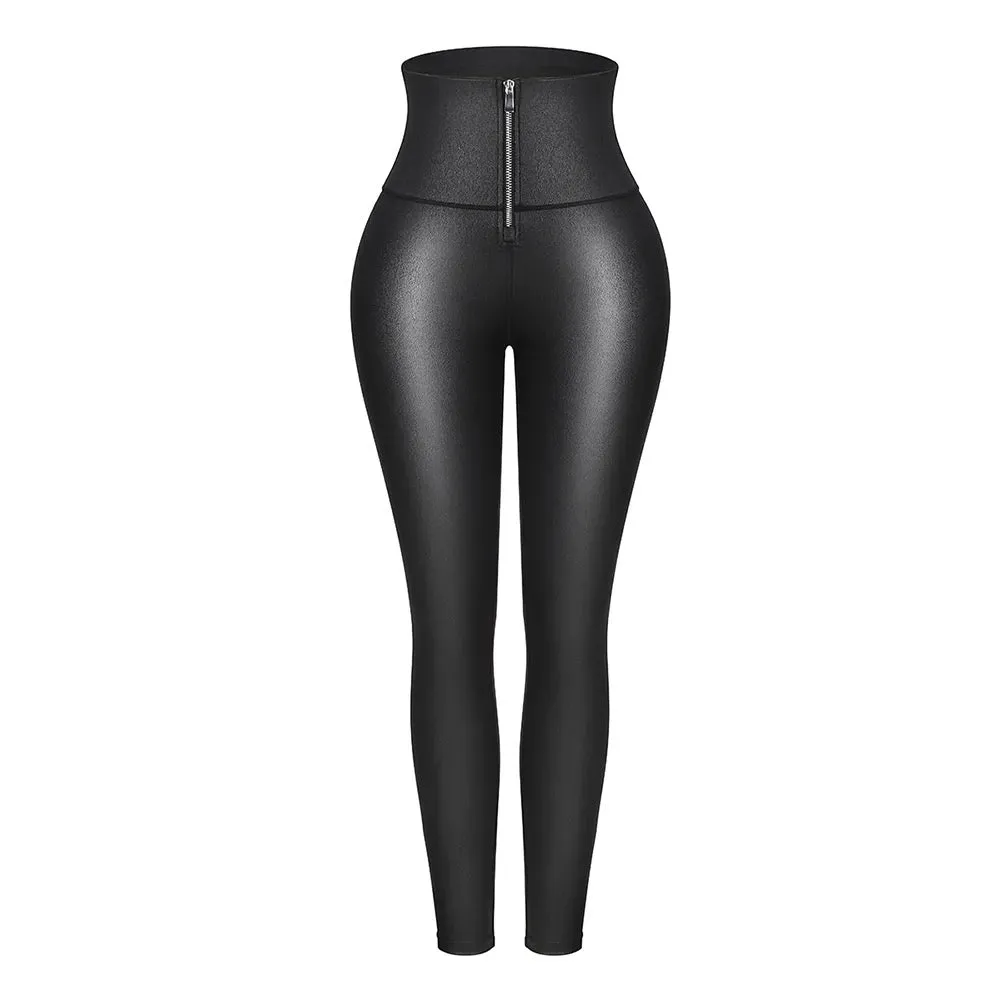 Vegan Leather Shaper Leggings