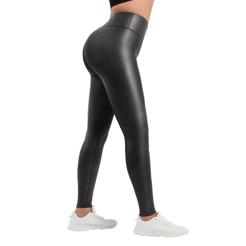 Vegan Leather Shaper Leggings