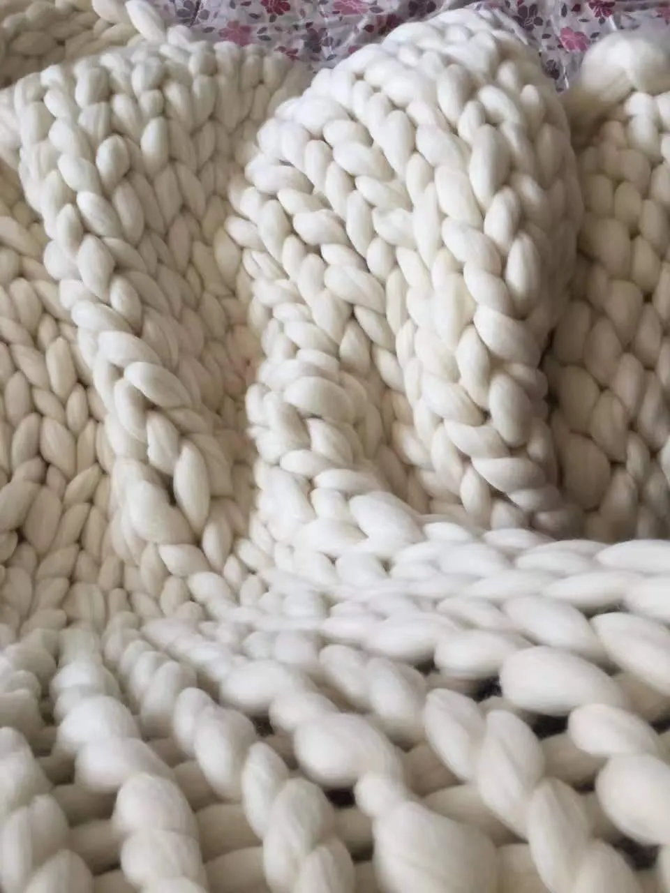 White Wool Roving