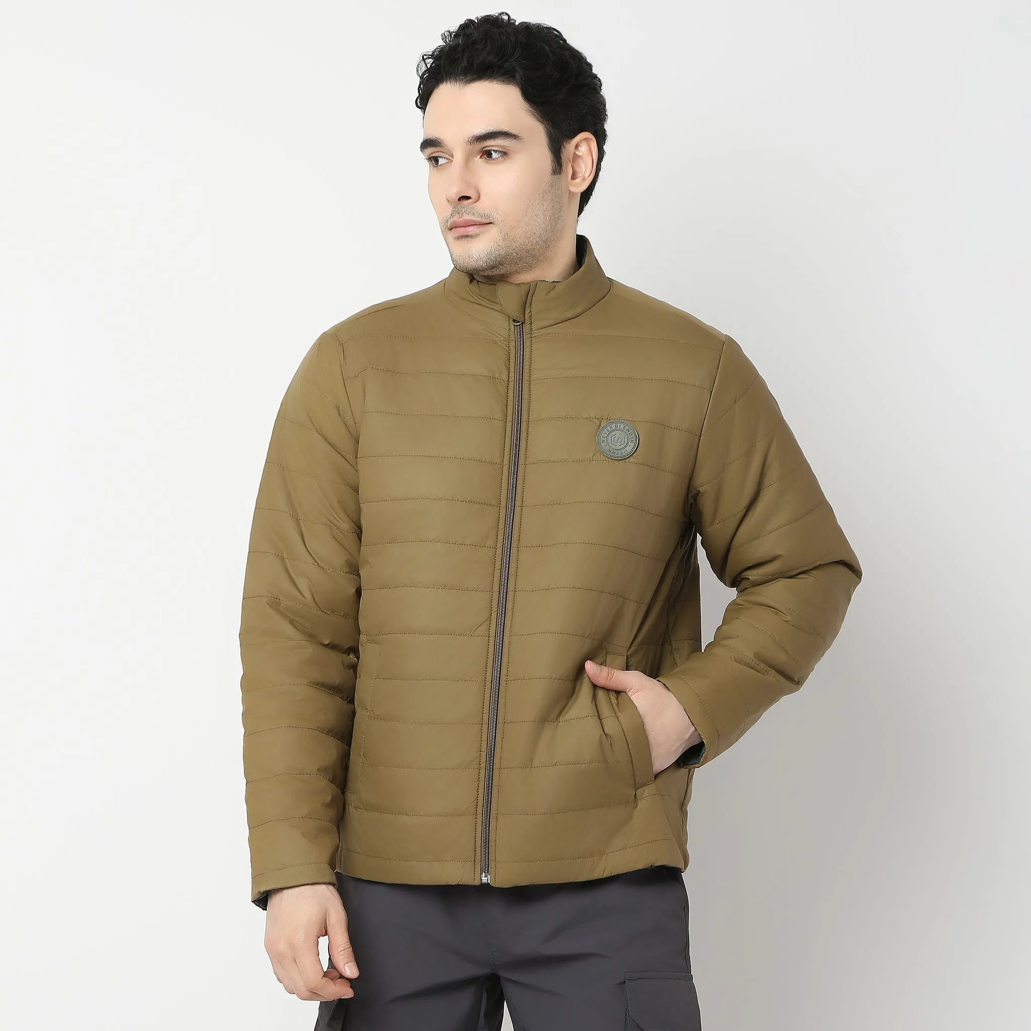 Winter Edit™ - Puffer Bomber Jacket - With Zip Closing and 2 Pockets