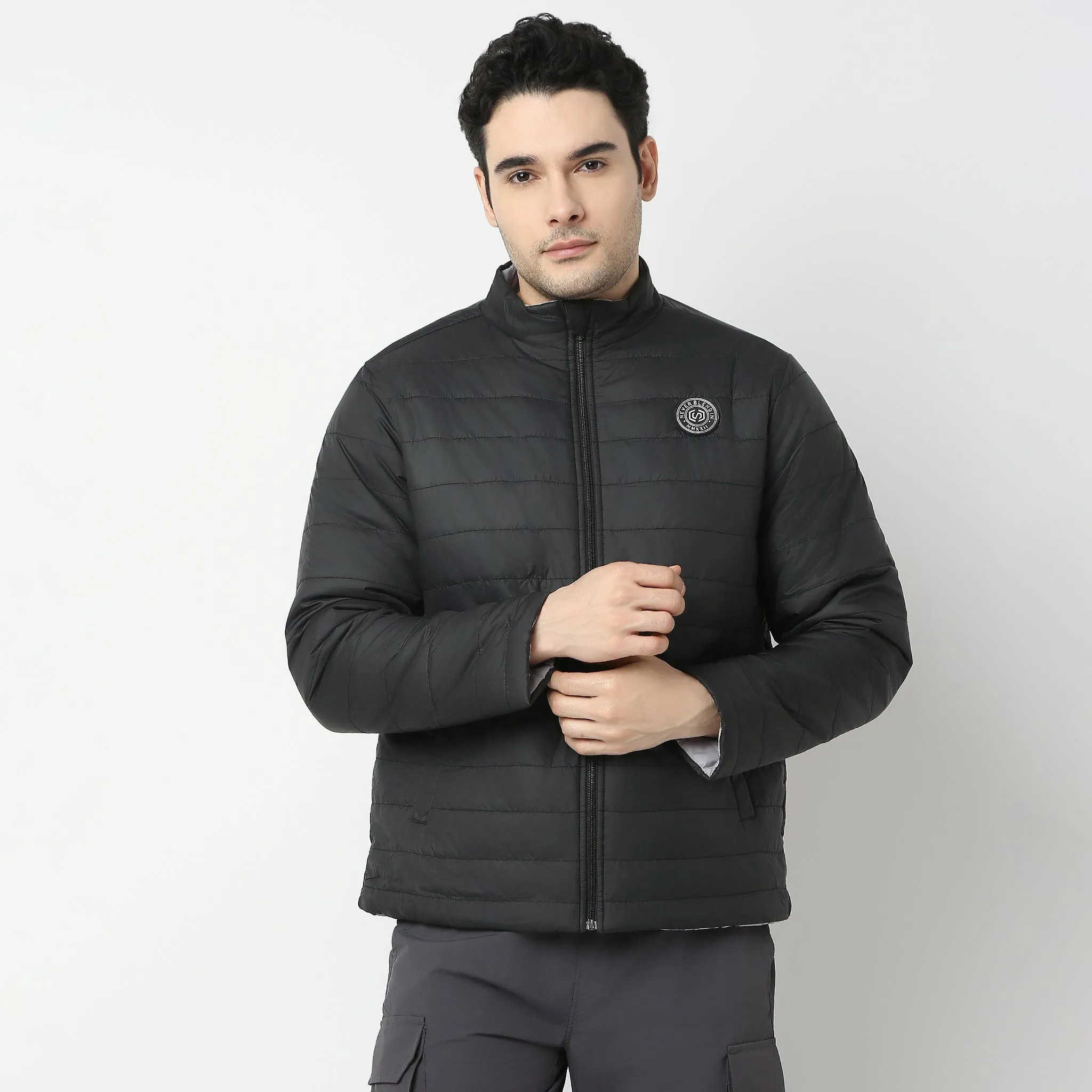 Winter Edit™ - Puffer Bomber Jacket - With Zip Closing and 2 Pockets