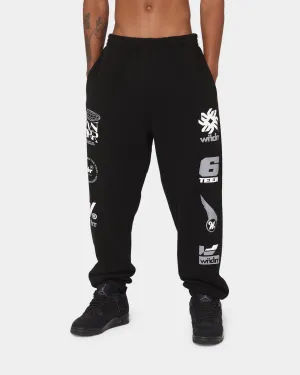 WNDRR Market Track Pants Black